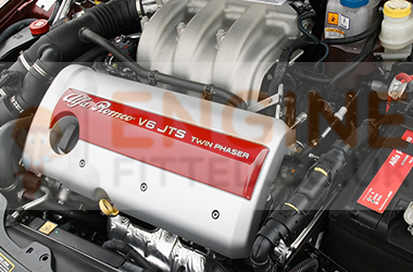 Reconditioned Alfa Romeo engine fitted