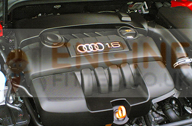 Reconditioned Audi engine fitted