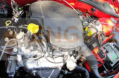 Reconditioned Dacia engine fitted