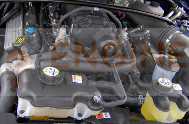 Reconditioned Ford engine fitted