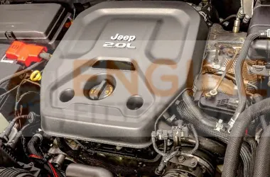 Reconditioned Jeep engine fitted