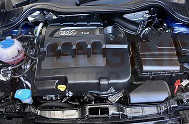Reconditioned Audi A1 Diesel engine fitted