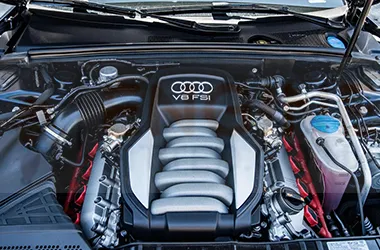 Reconditioned Audi S5 engine fitted